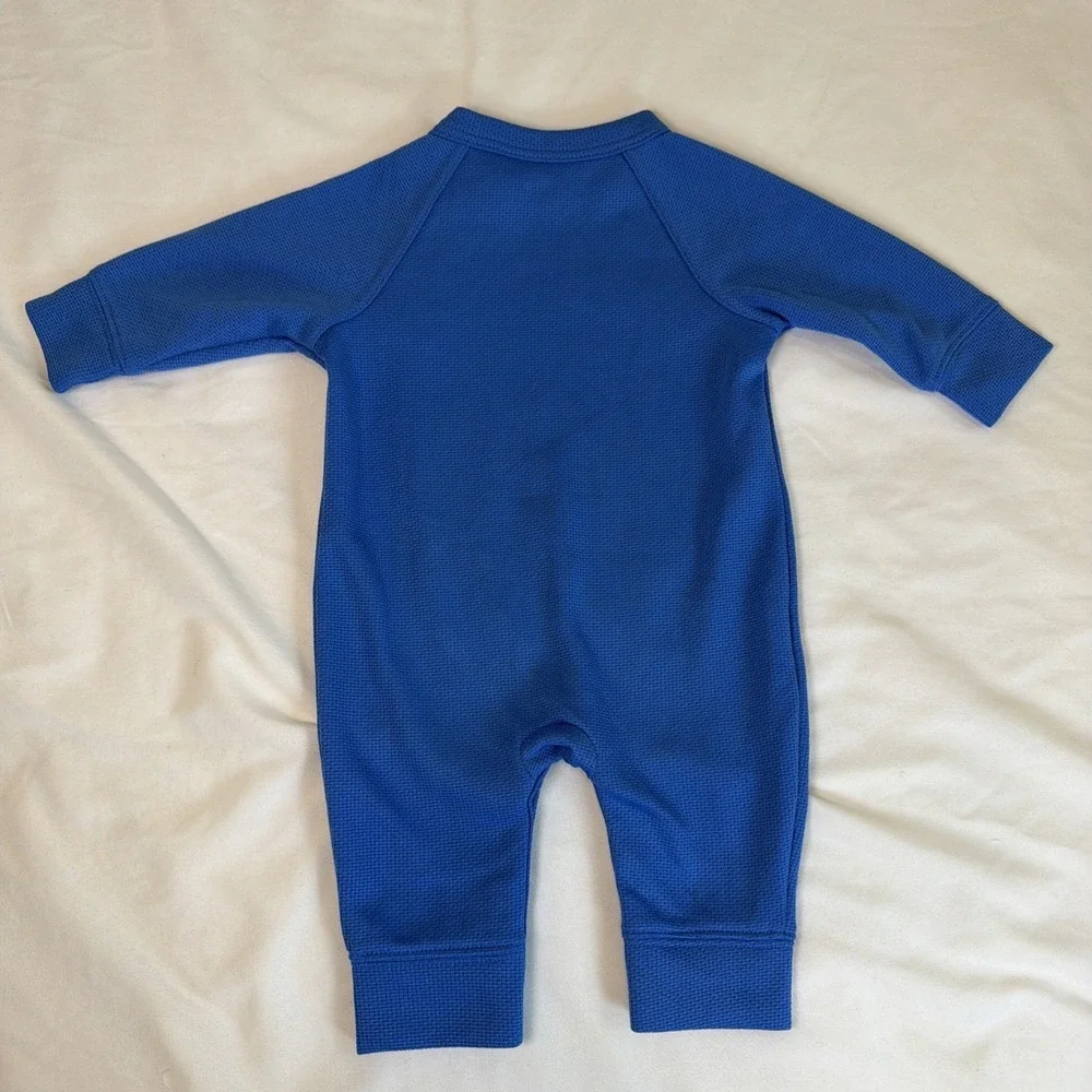 L.L. Bean Infant Baby Wicked Warm One-Piece Size 0-3 Months Blue